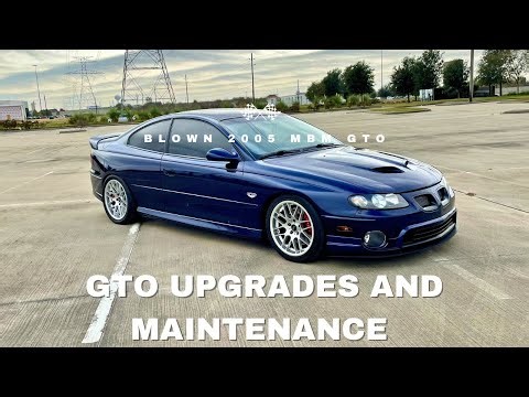 DSS axle upgrades, general maintenance and a test drive of my Blown GTO
