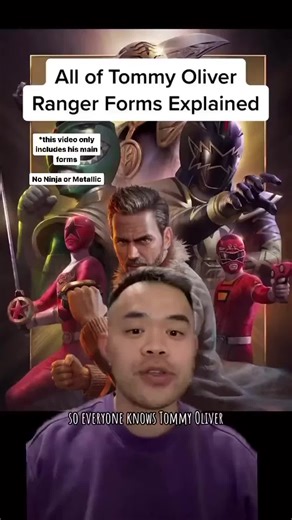 ALL OF TOMMY OLIVER POWER EANGER FORMS Jason David Frank, JDF, Tommy Oliver aka the best ranger #powerrangers #mmpr #greenranger #comicbooks #anime We know that you’re busy! So we take time to search, review and condense all the up-to-date comic book, anime & manga news, updates, synopsis & rumors into quick clips, so you don’t have to waste that energy looking! Follow to stay up to date! __ Journey through the legendary evolutions of Tommy Oliver in the Power Rangers universe! From the fierce G