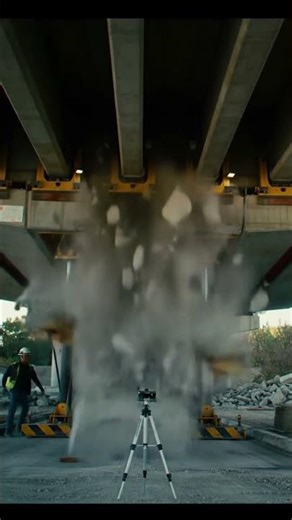 The Raw Power of Controlled Demolition 💥 #engineering