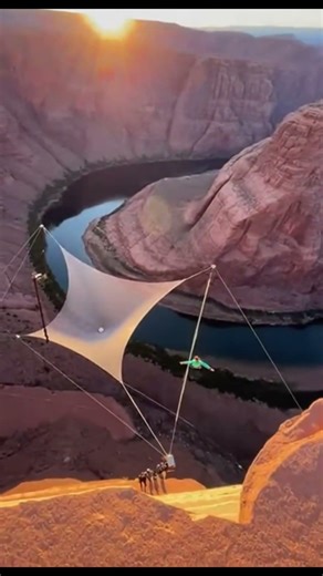 insane 195ft cliff jump (no rope)