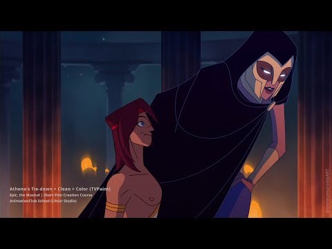 Epic, Warriors of the Mind musical of Jay Herrans | 2D animation by AnimationClub School | Process