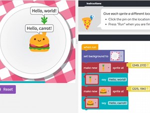 code.org Hello world 编程