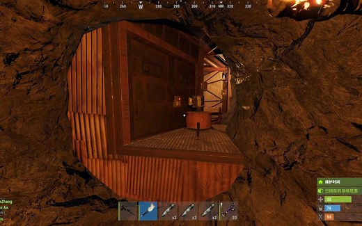 【腐蚀-Rust】cave base-自创小型山洞基地展示