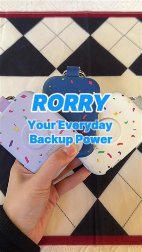 Compact Charger with Built-in Lightning and Type C Cables