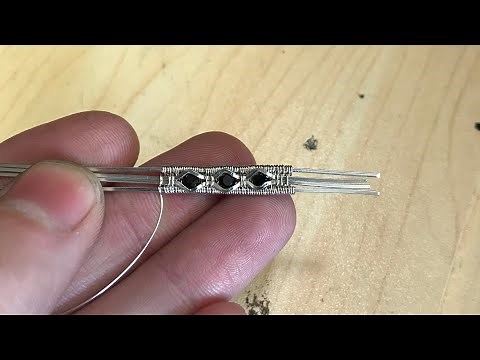Wire Wrapping Tutorial: Weave Settings (DOABLE WITH ALL ROUND WIRES!)