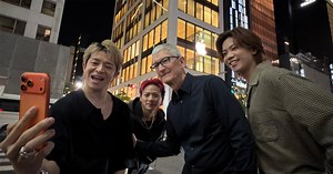 In the Loop: Tim Cook with Number_i in Tokyo