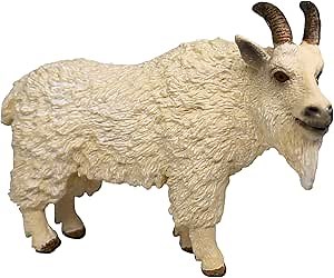 Goat Animal Toy, Sheep Farm Animal Play Figure for Party Favors, Cake Topper, Gifts, Prizes, Rewards, Giveaways