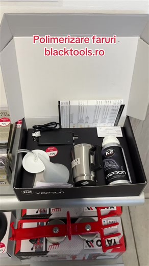 Kit profesional restaurare faruri cu polimer✅#detailing #detailingauto #polish #serviceauto #scule