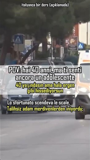 "İtalyanlar yaslanmıyorlar" derlee, ama... #italyanca