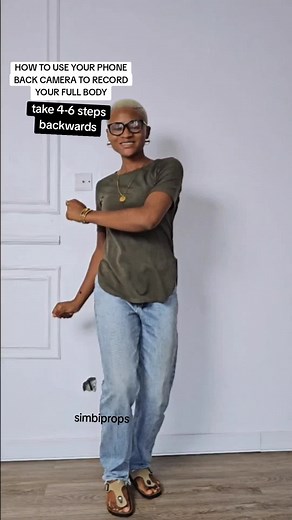 How to Use Your Phone's Back Camera for Full Body Recording