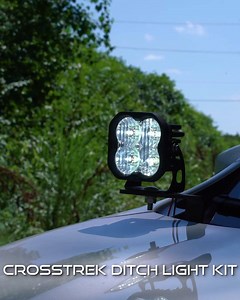 SS3 Ditch Light Brackets are now available for the 2018 Subaru Crosstrek! 📢 This kit was CAD-designed to utilize factory mounting locations, allowing you to mount two SS3 Pods above the hood. No cutting, drilling, or modification required! These low-profile brackets are manufactured using thick-gauge stainless steel, meaning they won't rust over time and you won't have any annoying bouncing or vibration while driving. Get Yours Here ➡️ https://www.diodedynamics.com/ss3-led-ditch-light-kit-for-2