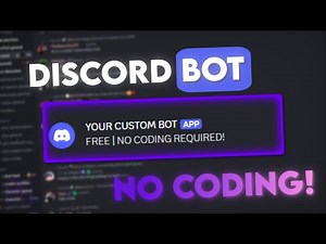 How to Get Your own FREE Custom Discord Bot Without Coding using BotSource?