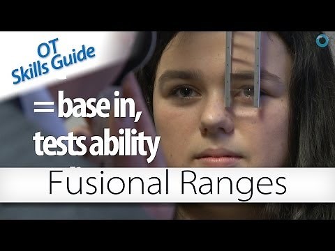 OT skills guide: Fusional range