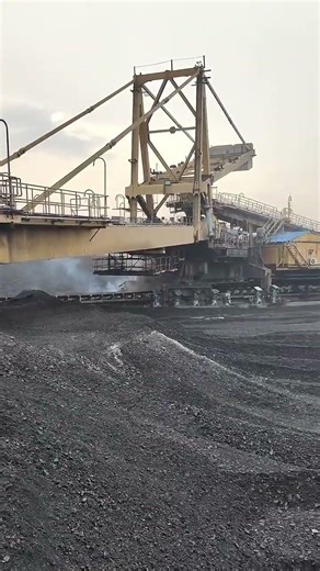 Stacker Reclaimer Mode On #train # #automobile #excavator #railway #machine