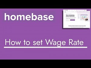 Homebase - How to set Wage Rate | TopBizGuides