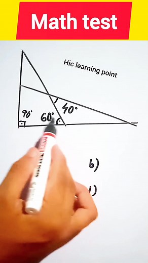 Calculate angle 'y' #mathematics #education #fblifestyle #information #geometry | Hic Learning Point
