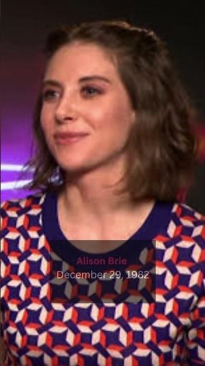 a CELEBRITY Birthdays TODAY | 🎭 Alison Brie | December 29th #tiktok #instagram #short #news