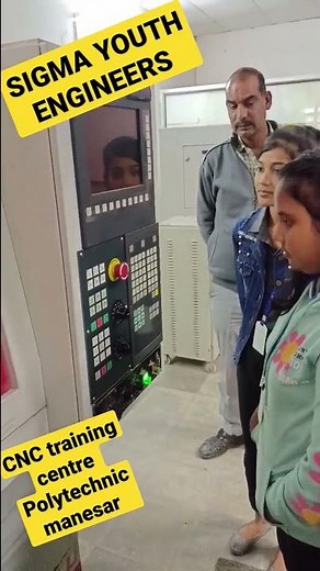 CNC VMC TRAINING AT MANESAR POLYTECHNIC BY SIGMA YOUTH ENGINEERS ACADEMY