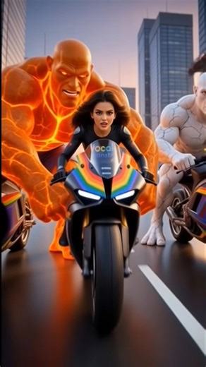 Hulk Saves Rubika in Motorcycle Race | Epic Action Short 2026 #hulk