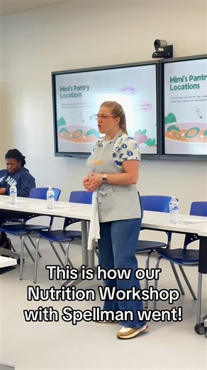 Last week, we partnered with Spelman College for a food insecurity workshop, complete with a hands-on food demo! 🧑‍🍳 Students learned how to cook a nutritious meal with just a few ingredients. We are celebrating #NationalNutritionMonth by equipping our communities with knowledge and flavor! | Atlanta Community Food Bank
