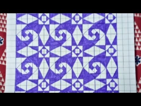 Geometry Design easy to draw||simple design @freeart207 