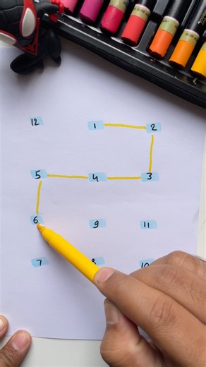 Impossible task - 1-10 numeric puzzle 🧩 #puzzlechallenge #numbers #colors #asmr