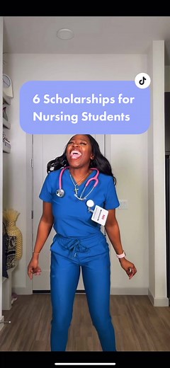 6 #scholarships for #nursingstudents . Hurry, put your applications in and good luck 😍 #nursingscholarship #nursingstudenttips #nursesugar #nursetok