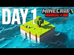 I Survived 100 Days On A Deserted Island in Minecraft Hardcore!