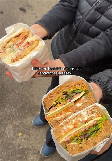 HUGE sandwiches only around here🥪✨ Get for yourself at The Booking Hall 7 days a week🤝 #essex #essexfood #sandwiches #sandwichlover #hiddengem