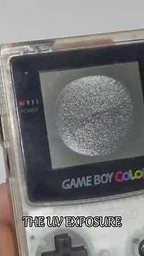 Fixing A Screen Burned Gameboy Color 🔥 #gameboycolor #retrogaming #retrorepair