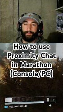 This is how to use PROXIMITY CHAT in Marathon #marathongame #marathon #proxchat #warzone #shorts