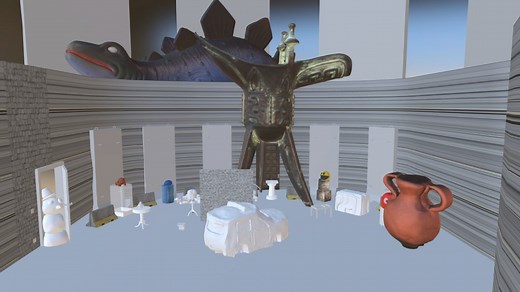 Museum Scene - Download Free 3D model by MiddleburyDLA