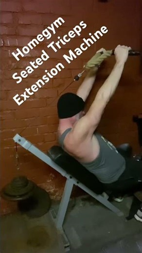 Homegym Seated Triceps Extension Machine#fitness #homegymequipment #tricepsexercise #tricepsworkout