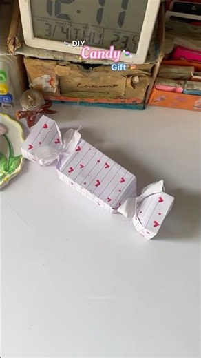 Make a easy paper candy 🍬gift idea #artist #crafts #fypシ #handmade #shorts #ytshorts