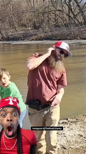 Ain't no way he did this to his daddy with a fishing hook