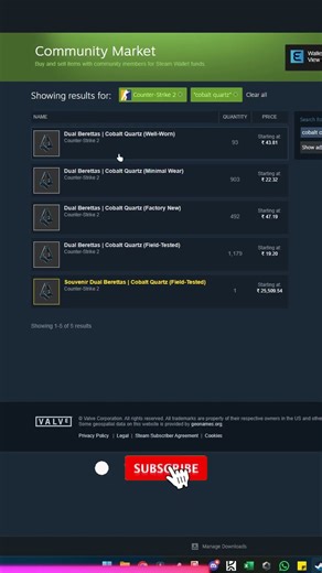 How to buy skins from steam market #cs2 #counterstrike #cs2india