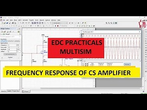 EDC SIMULATION PRACTICAL#1 || SPPU || Simulate frequency response of Single stage CS Amplifier
