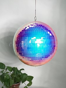 Iridescent Rainbow Disco Ball for Parties, Weddings, and Celebrations - Showstopping Decor - Etsy