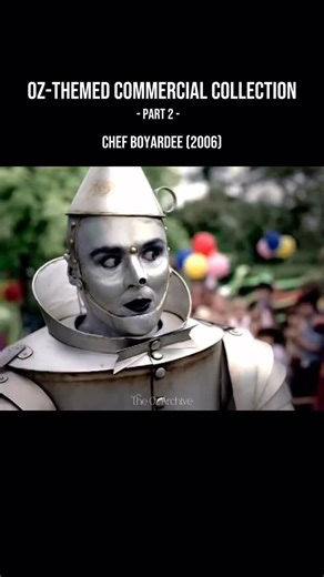 The Oz Archive on Instagram: "🥫 Oz-themed Commercials: Part Two Chef Boyardee (2006) starring Australian actor, David Somerville as the Tin Man from “The Wizard of Oz.”"