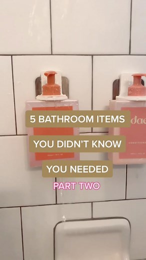 Cool bathroom finds pt.2! ✨ #amazon #amazonfinds #founditonamazon #lifehacks #hacks #onlineshopping #bathroom #shower #ChoresInThisHouse #foryou