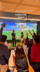 201 reactions | Karaoke and Golf — the perfect mix of fun and...