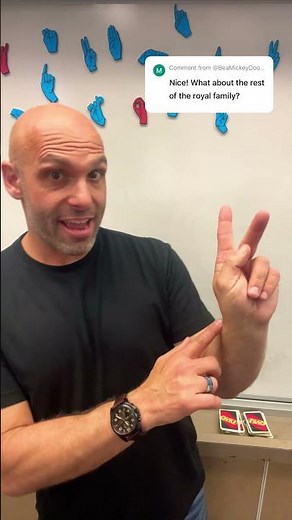 ASL signs for Royal King Queen Prince, and princess ￼