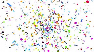 Confetti Party Popper Explosions On Green Stock Footage Video (100% Royalty-free) 1007395909 | Shutterstock