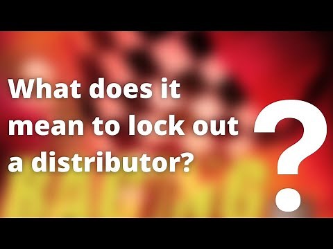 What does it mean to lock out a distributor