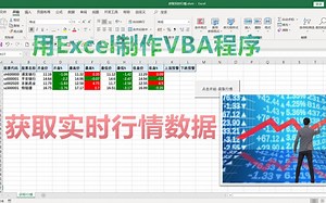 【Excel VBA 学习实例】—用Excel制作连接网络数据获取实时行情的VBA程序