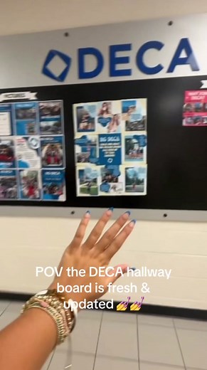 Xoxo your NG DECA promotion team 🤭🤭 #fyp #deca #school #marketing