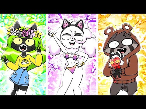 Rocky Rakoon's GLOW UP TRANSFORMATION // Funny Animation Meme Mega Mix Compilation #tiktok #viral