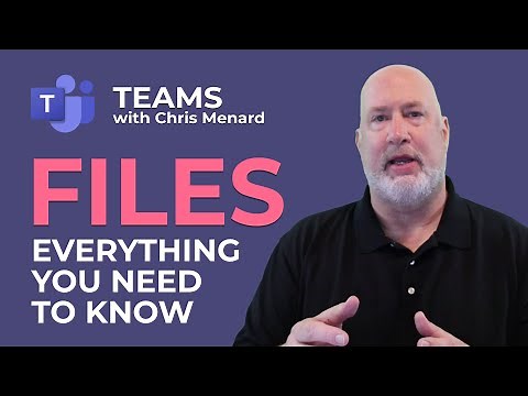 Teams - Files app to find files in chat, channels, downloads, and OneDrive