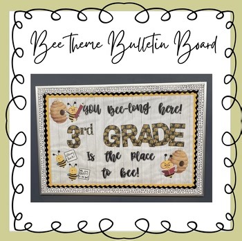 You BEE-long Here - Bee-Themed  -Bulletin Board Kit