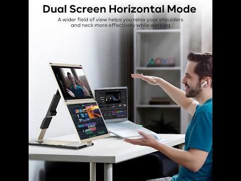 15 6” Laptop Screen Extender Review – 1080P FHD Detachable Dual & Triple Monitor with 235° Rotation